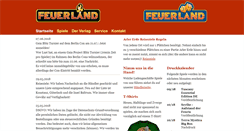 Desktop Screenshot of feuerland-games.com